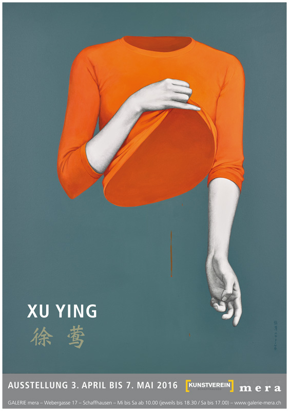 Xu Ying, "Confession" 2015, Acryl und Bleistift auf Baumwollgewebe, 100 x 80 cm